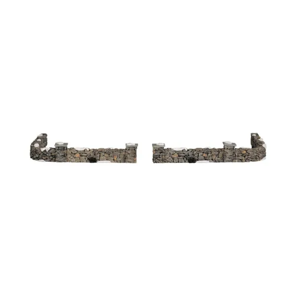 Accesorios Lemax Lote de 10 Muros de piedra