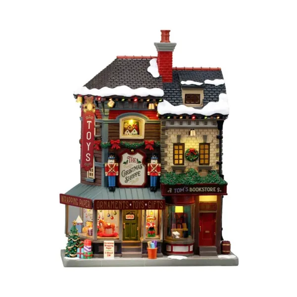 Pueblo de Navidad Lemax luminoso a pilas La tienda de Navidad