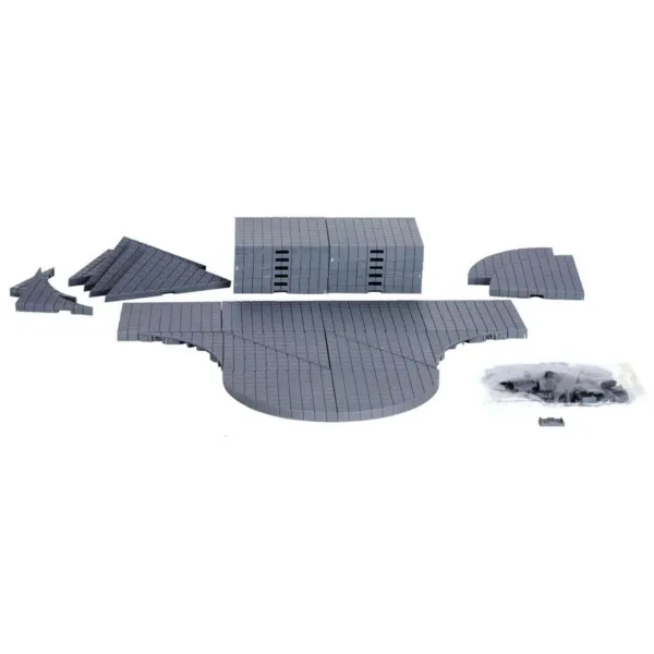 Accesorios Lemax (45,8 x 30,5 cm) Lote de 32 losas gris granito surtidas