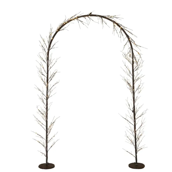 Udend�rs julebue med 384 LED-lys (H230 cm) Celeste Varm hvid