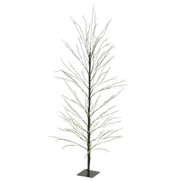 Leuchtbaum 1350 LED (H150 cm) K�ste Schwarz und warmwei�