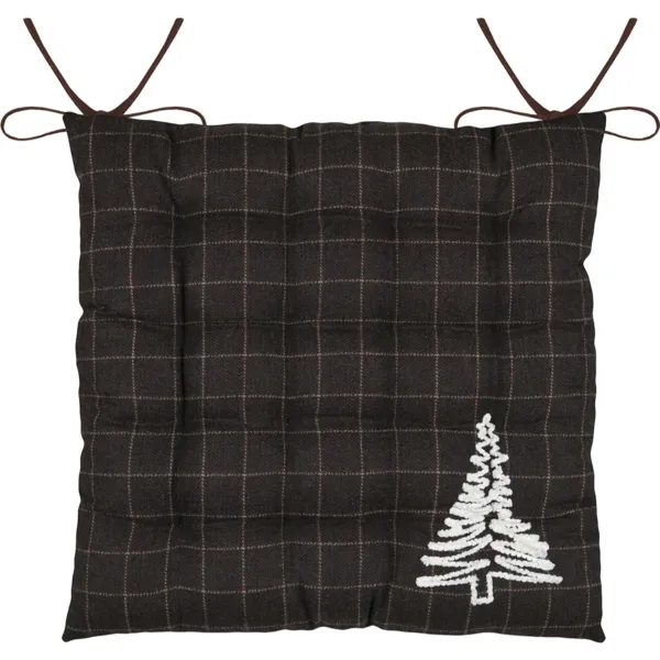 Cuscino quadrato per sedia in cotone (40 x 40 cm) Brame Marrone