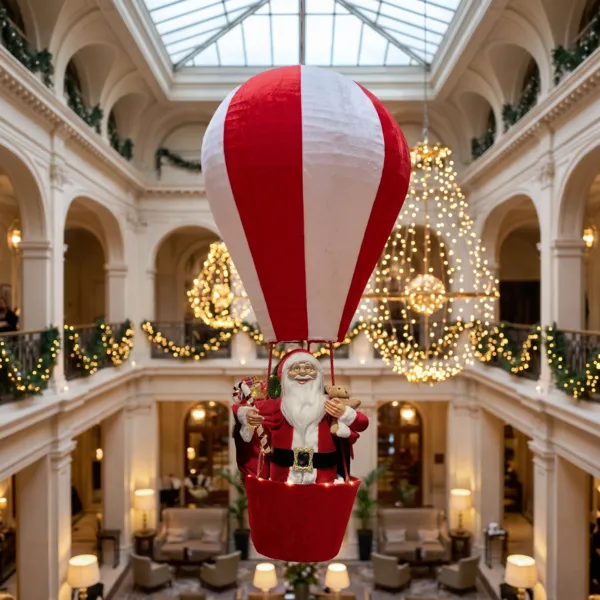 Babbo Natale Ballon Alt. 150 cm
