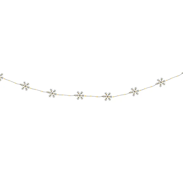 Decoratieve lichtslinger 2,25 m 200 LED Polar Warm wit