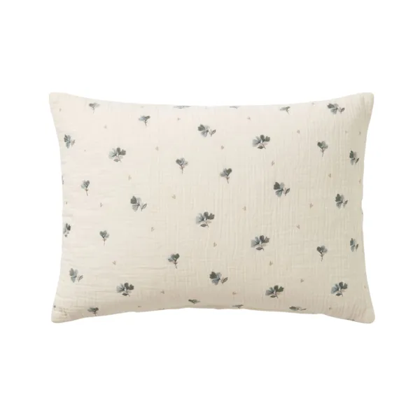 Funda de almohada rectangular de gasa de algod�n (50 x 70 cm) Ga�a astr�e Verde eucalipto