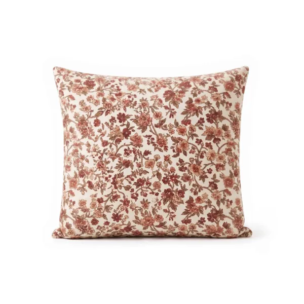 Federa quadrata garza di cotone (60 x 60 cm) Ga�a dahlia Camel