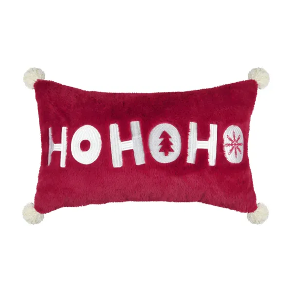 Cuscino di Natale rettangolare (30 x 50 cm) Santa Rosso