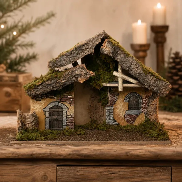 Nacimiento de Navidad vac�o (H29 cm) Sainte-Suzane