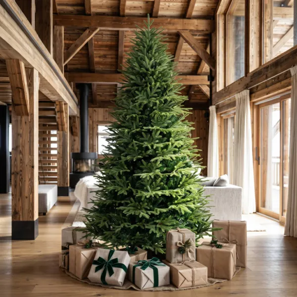 Albero di Natale artificiale (H270 cm) Lucania Verde abete