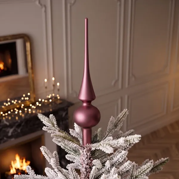Remate para �rbol de Navidad Boreal Rosa oscuro