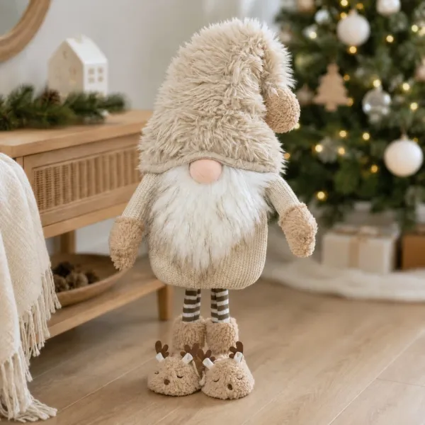 Folletto decorativo in piedi (H60 cm) Ga�tan Crema