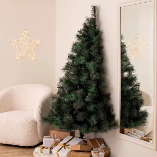 Demi-sapin artificiel de No�l (H150 cm) Edmonton Vert sapin