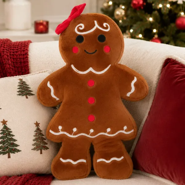 Cuscino di Natale (H50 cm) Nana Pan di Zenzero Cioccolato
