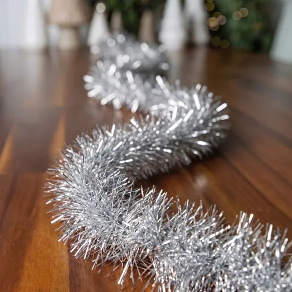 Guirlande de Noël (D10 cm) Alpine XL Argent