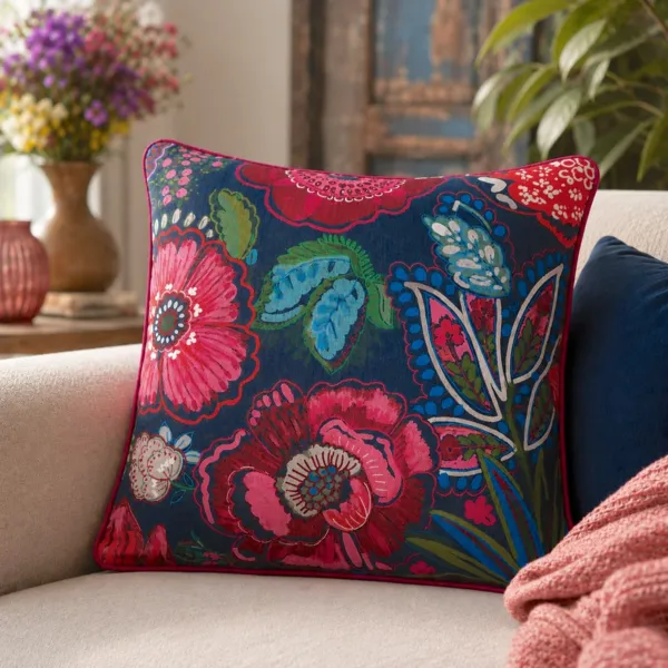 Coussin carr� (50 x 50 cm) Bellissima Multicolore