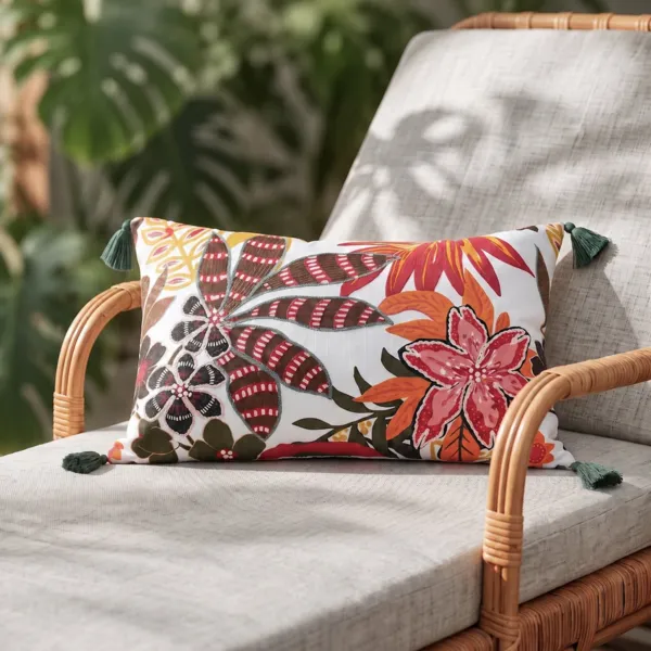 Coussin rectangulaire coton (40 x 60 cm) Tenali Multicolore