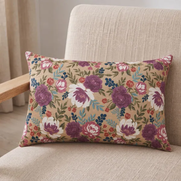 Coussin rectangulaire coton (40 x 60 cm) Augusta Multicolore