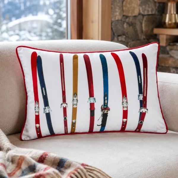 Coussin rectangulaire velours (40 x 60 cm) Montalbert Multicolore