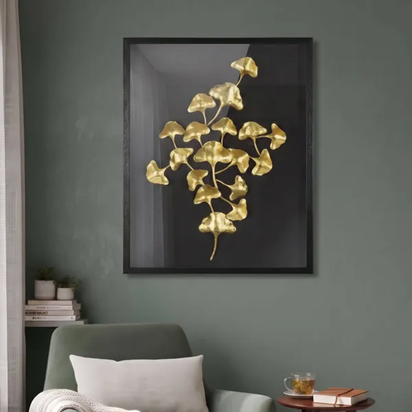 Quadro decorativo rilievo in resina (80 x 100 cm) Eltin Oro