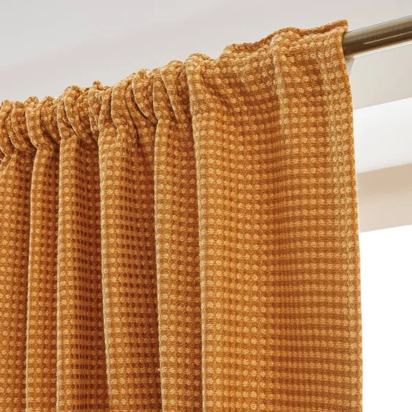 Tenda semi-oscurante termica passanti nascosti (140 x 240 cm) Lona Giallo senape