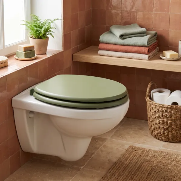 Abattant WC Timeless tinta unita Cachi
