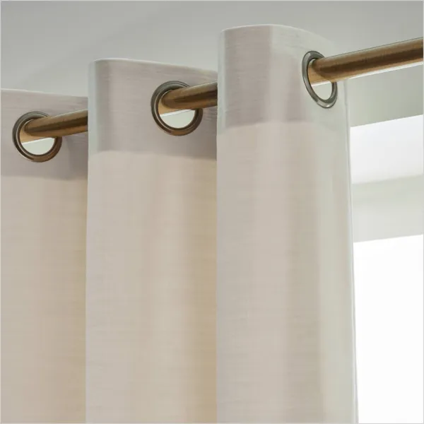 Tenda in velluto goffrato (140 x 240 cm) Maela Beige