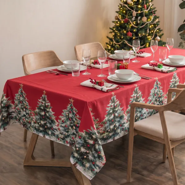 Tovaglia di Natale rettangolare (140 x 300 cm) Christmas Multicolore