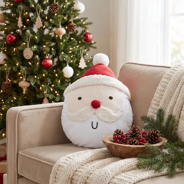 Weihnachtskissen (35 x 55 cm) Weihnachtsmann Falala Wei�