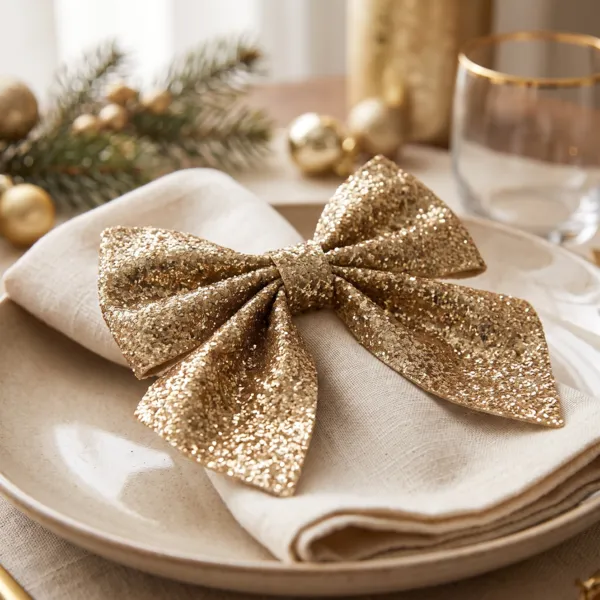 S�t med 2 b�nd (H12 cm) Chic Guld