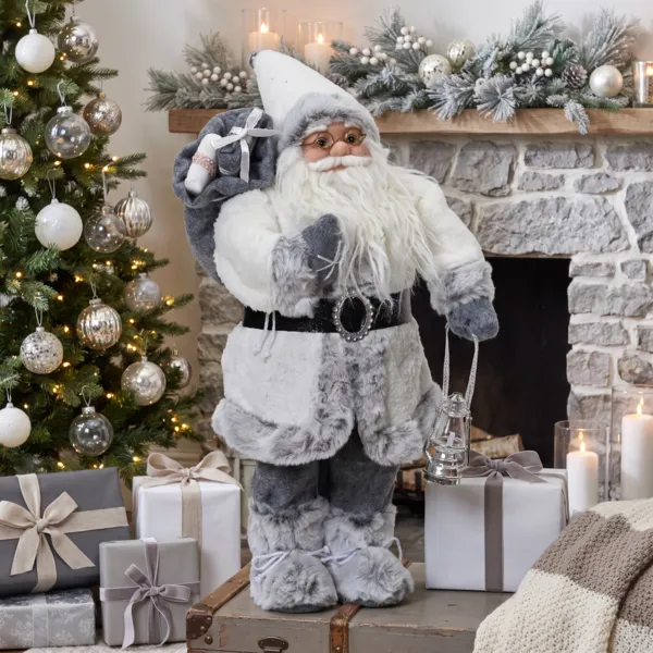 Traditionele Kerstman (H60 cm) Emile Wintersneeuw