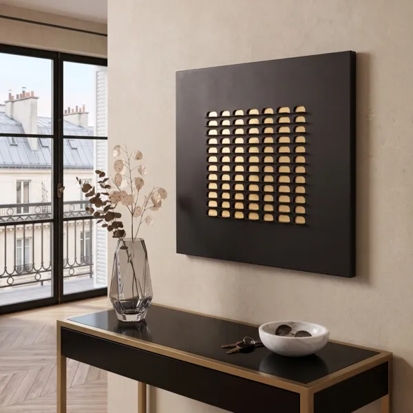 Tableau d�coratif cadre (H54,5 cm) Idyl Noir
