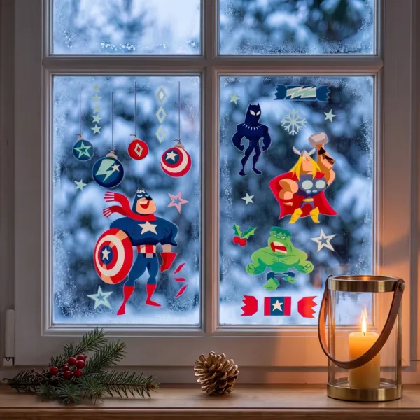 Stickers pour fen�tre Disney Marvel
