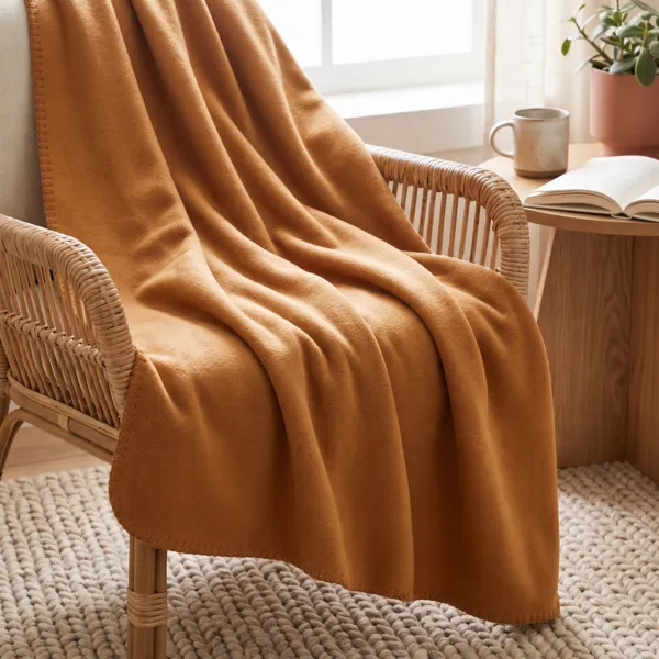 Plaid polaire (125 x 150 cm) Carlton Camel