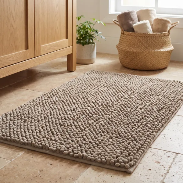 Mikrofiber badem�tte (50 x 80 cm) Kugler Taupe
