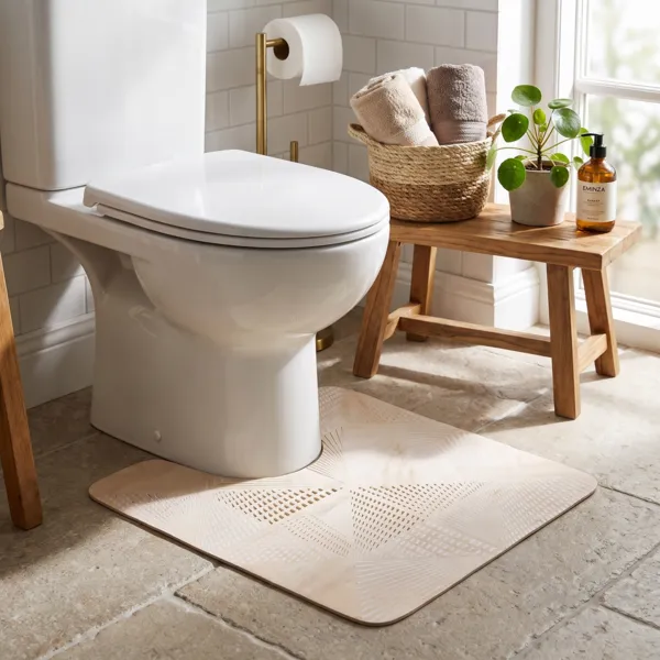 Antiskrid-toilets�t (45 x 50 cm) Chicissime Beige