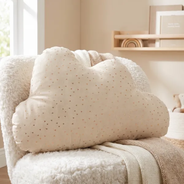 Kussen wolkvorm Berlingot Beige
