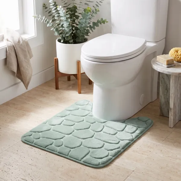 Toiletmat met memory foam (45 x 50 cm) Galeo Eucalyptus Groen