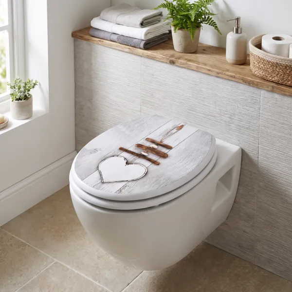 Toiletbril Ouessant Grijs
