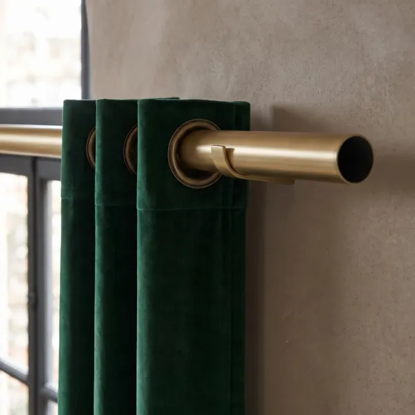 Tringle rideau m�tal extensible (L185 - 350 cm / D20 mm) Jim Or