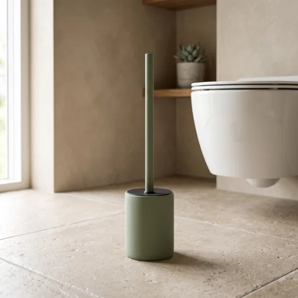 Scovolino per WC in gr�s Timeless basso Verde cachi