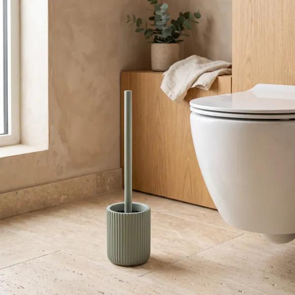 Scopino WC Timeless Striato Verde eucalipto