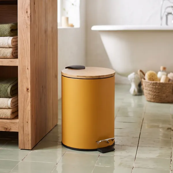 Cubo de pedal con freno Timeless Amarillo mostaza