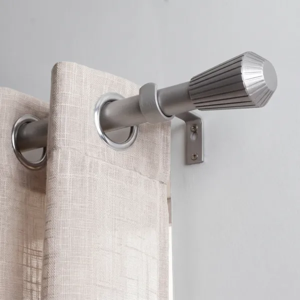 Kit de barra extensible (L210 - L380 cm / D19 mm) Pisa Gris hormig�n