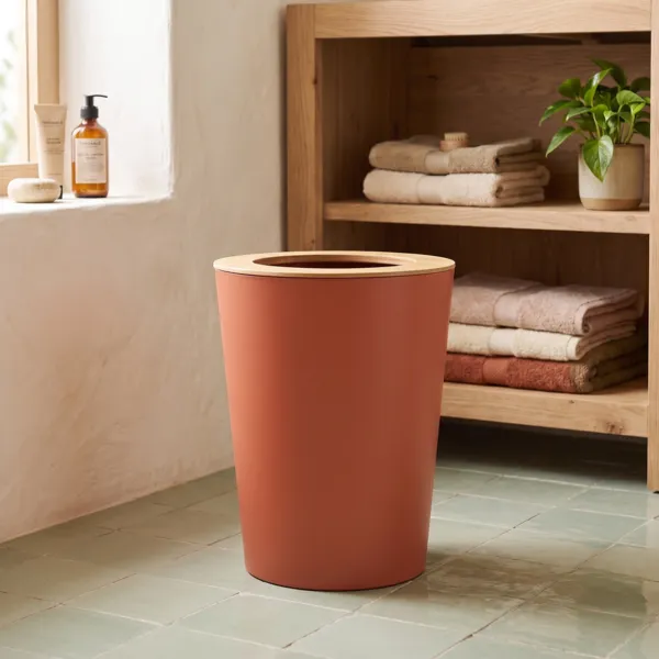 Cestino bagno 5L Purebamboo Terracotta