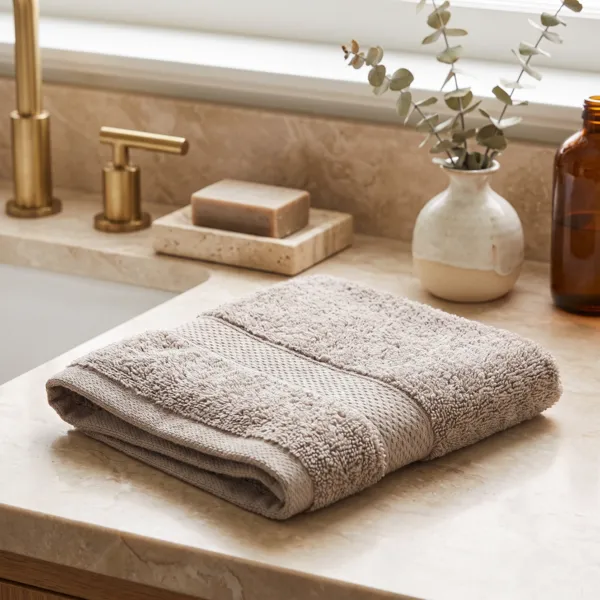 Handtuch Baumwolle (30 x 50 cm) Timeless Taupe