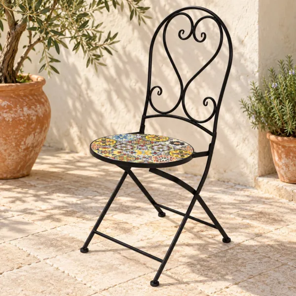Silla de bistro plegable Braga - Multicolor