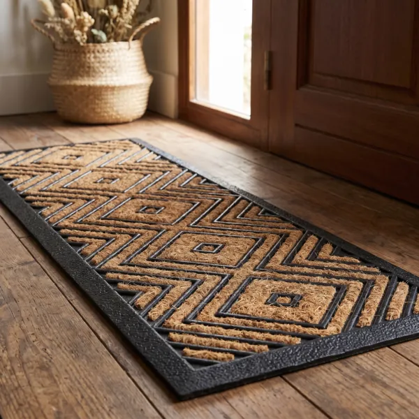 Felpudo en Coco (25 x 75 cm) Losange Beige