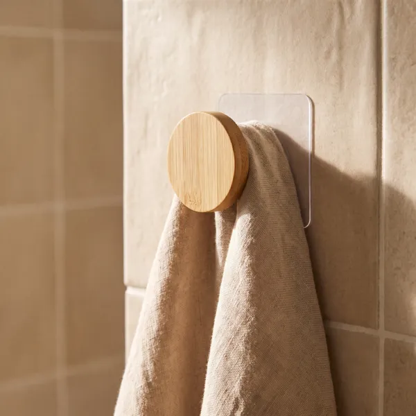 Haken zum Kleben (D4,5 cm) Easy Chic Naturfarben