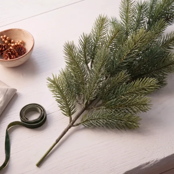 Branche de sapin (52 cm) Omorika Vert