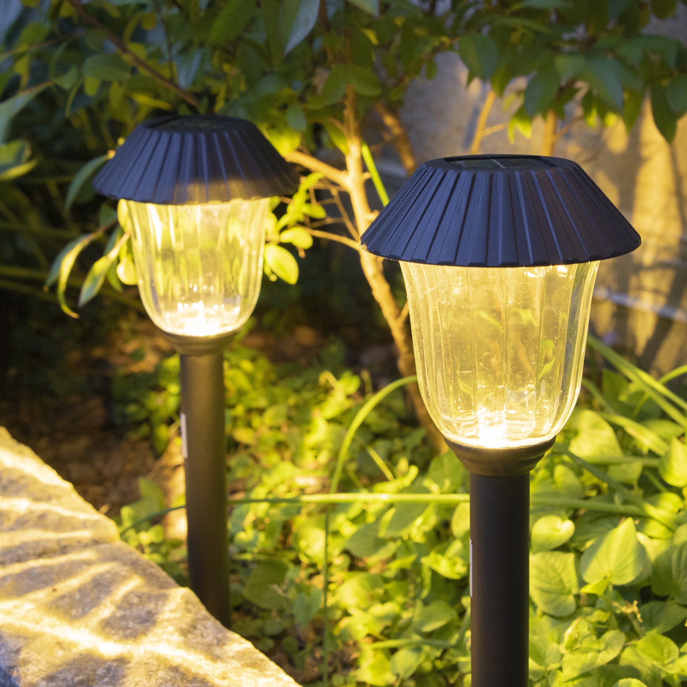 Lanterna solare cinese LED Nylon effetto fiamma - Bianco caldo - Piccolo  mobilio da giardino - Eminza